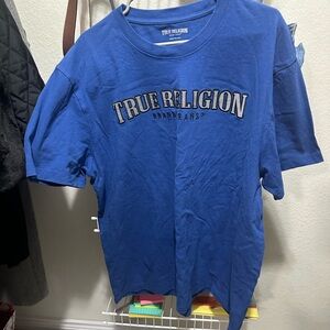 True Religion Royal Blue Short Sleeve Tee